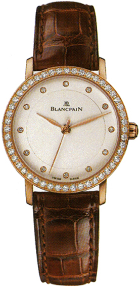 Blancpain Villeret Watches Ladies Grey Self-winding Automatic 6102-2987-55 Watch
