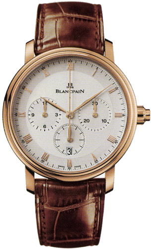 Blancpain Villeret Watches Mens Silver Self-winding Automatic 6185-3642-55B Watch