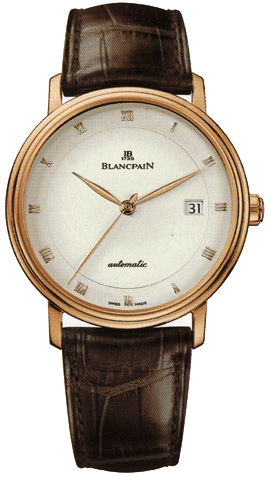 Blancpain Villeret Watches Mens Silver Self-winding Automatic 6223-3642-55B Watch