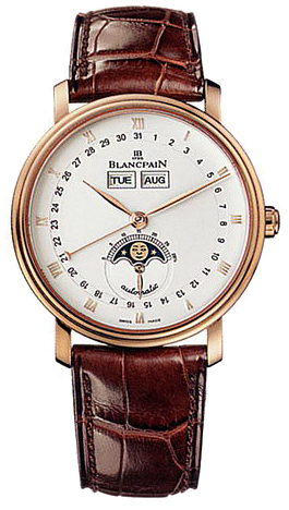 Blancpain Villeret Watches Mens White Self-winding Automatic 6263-3642-55B Watch