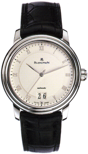 Blancpain Villeret Watches Mens Silver Self-winding Automatic 6850-1542-55B Watch