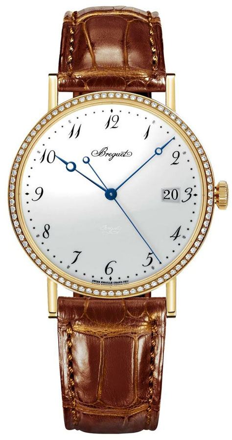 Breguet Classique Collection Watches Mens White Grand Feu Enamel Self winding Automatic 5178BA-29-9V6-D000 Watch