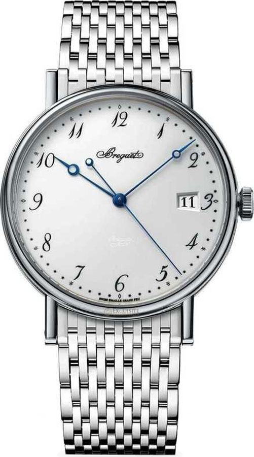 Breguet Classique Collection Watches Mens Grand Feu White Enamel Self winding Automatic 5177BB-29-BV0 Watch