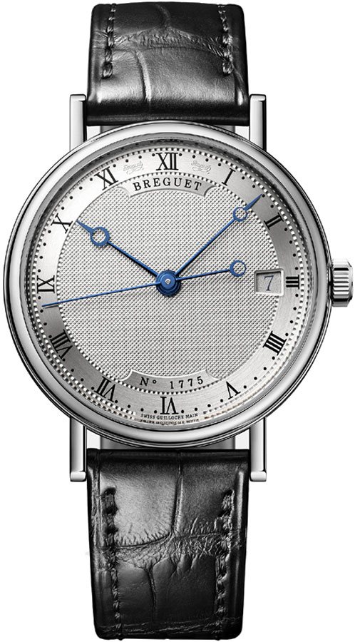 Breguet Classique Collection Watches Ladies Handengraved Silver Self winding Automatic 9067BB-12-976 Watch