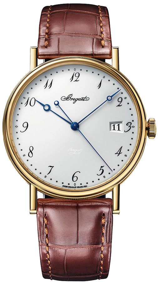 Breguet Classique Collection Watches Mens Grand Feu White Enamel Self winding Automatic 5177BA-29-9V6 Watch