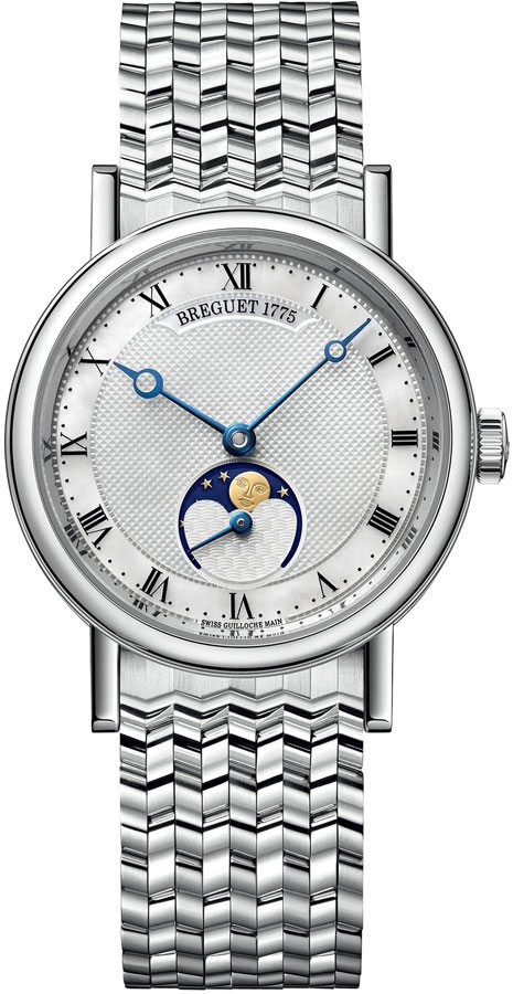 Breguet Classique Collection Watches Ladies Silver Self winding Automatic 9087BB-52-BC0 Watch