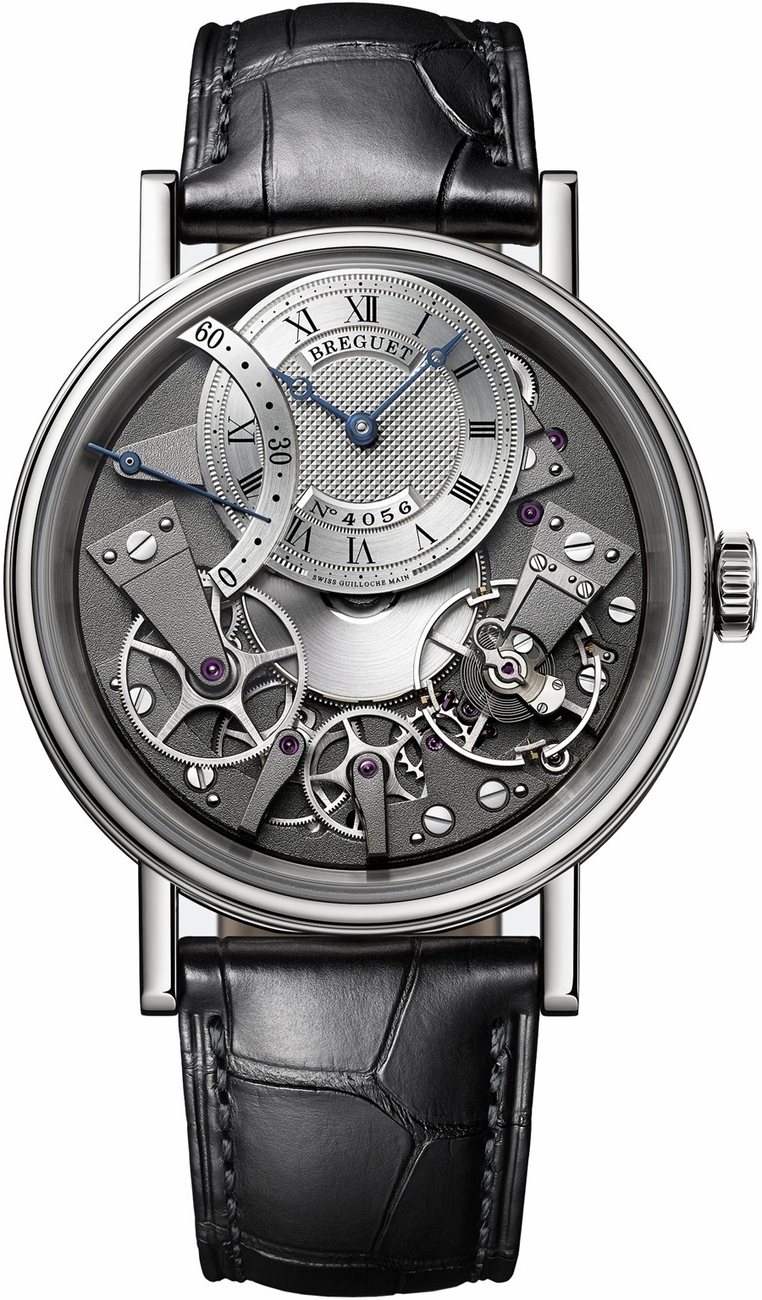 Breguet Tradition Watches Mens Offcentered Silver Self winding Automatic 7097BB-G1-9WU Watch