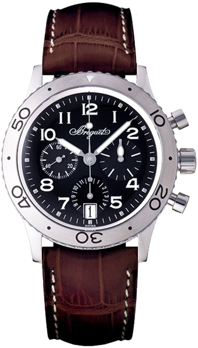 Breguet Type XX - XXI - XXII Watches Mens Black Self winding Automatic 3820-STH-29W6 Watch