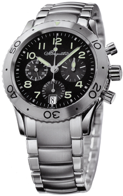 Breguet Type XX - XXI - XXII Watches Mens Black Self winding Automatic 3820-STH-2SW9 Watch