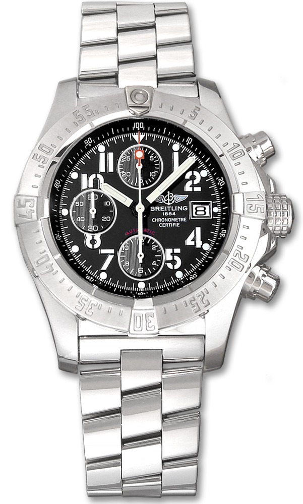 Breitling Avenger Watches Mens Black Self winding Automatic Chronometer A1338012-B975-132A Watch