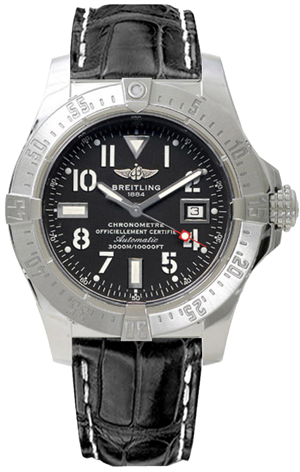 Breitling Avenger Watches Mens Black Self Winding Automatic Chronometer A1733010-B906-744P Watch