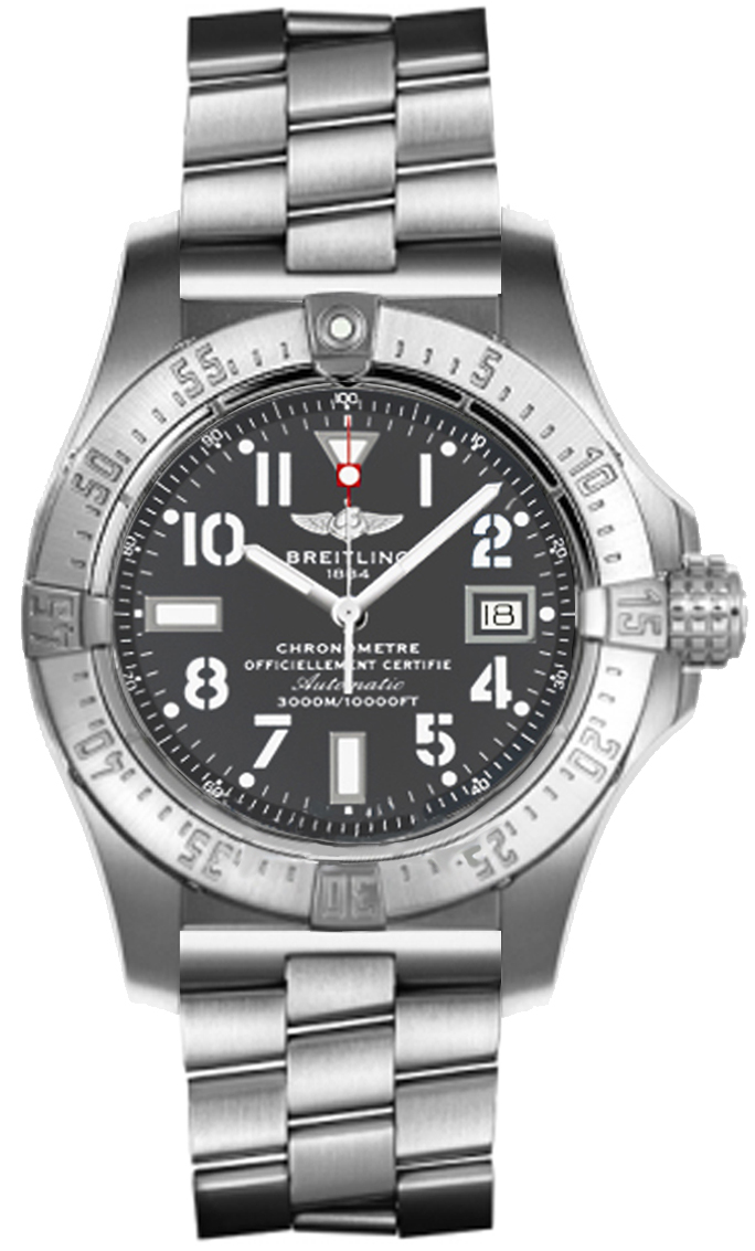 Breitling Avenger Watches Mens Grey Self Winding Automatic Chronometer A1733010-F538-147A Watch