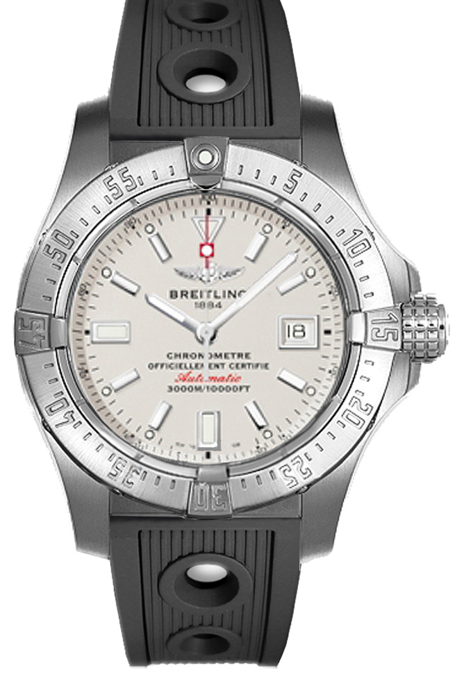 Breitling Avenger Watches Mens Silver Self Winding Automatic Chronometer A1733010-G697-200S Watch