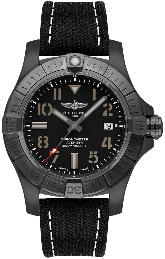 Breitling Avenger Watches Mens Black Self winding Automatic V17319101B1X1 Watch