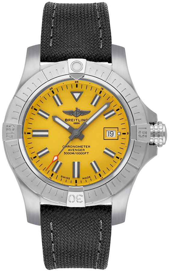 Breitling Avenger Watches Mens Yellow Self Winding Automatic A1731910-I535-109W Watch