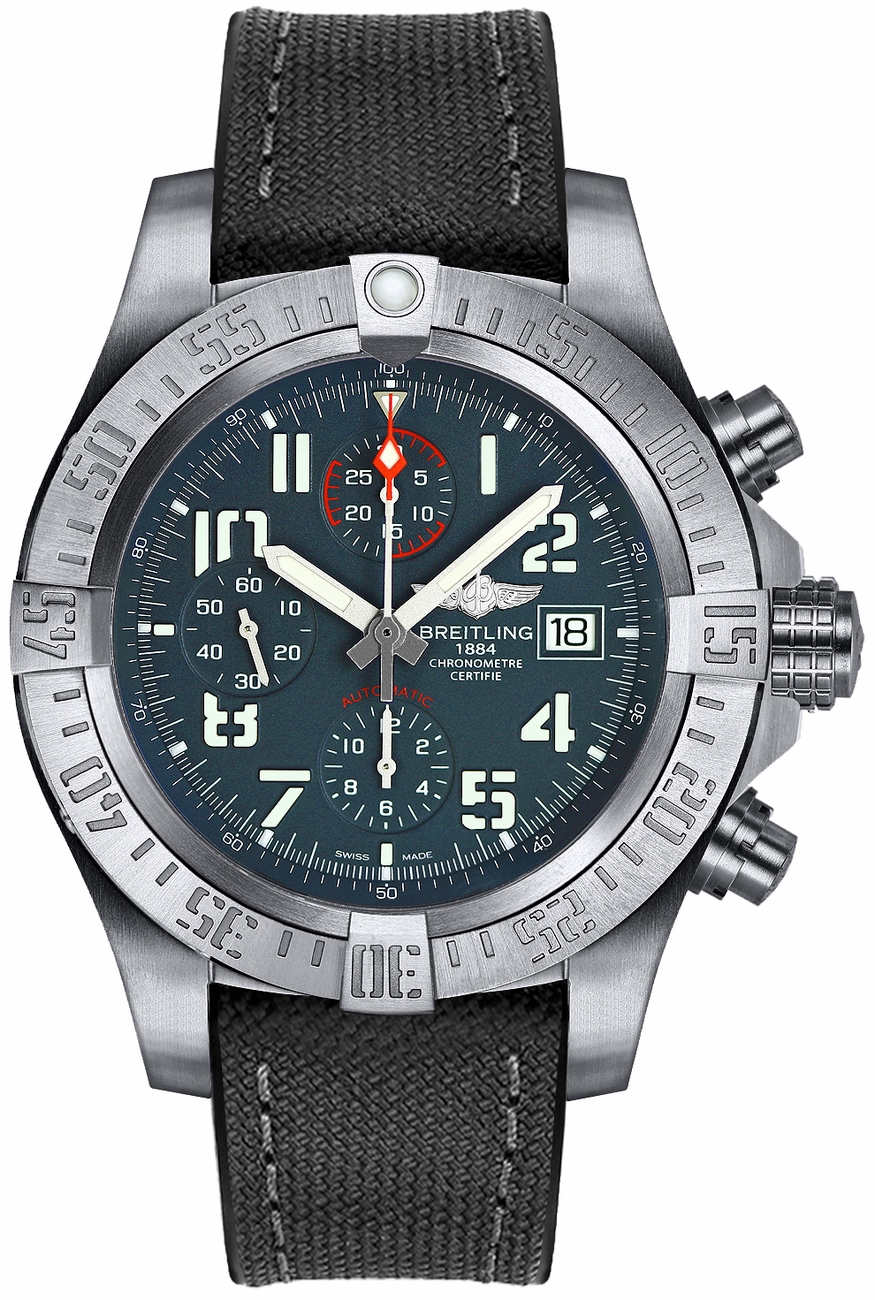 Breitling Avenger Watches Mens Titanium Grey Self winding Automatic Chronometer E1338310-M536-253S Watch