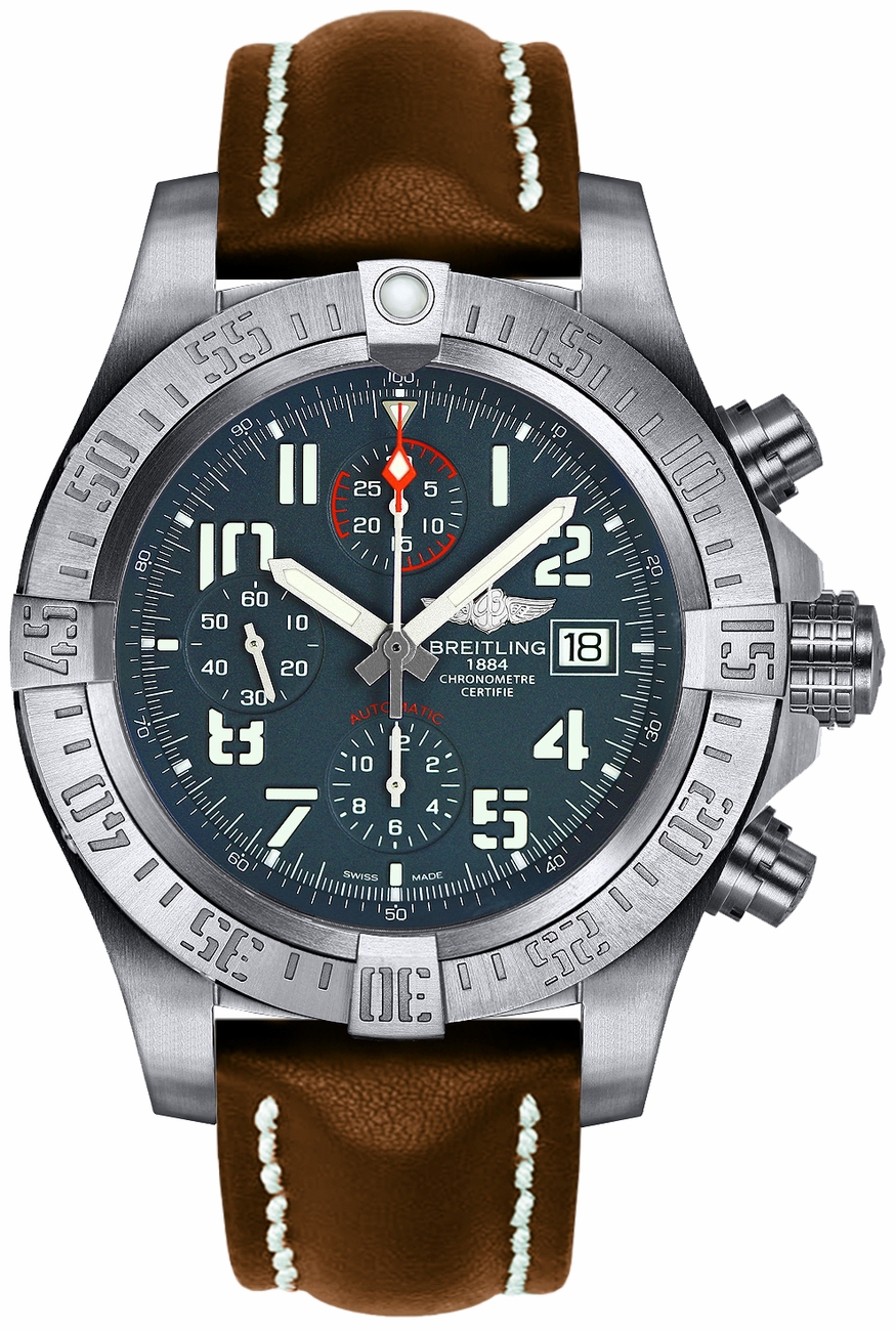 Breitling Avenger Watches Mens Titanium Grey Self winding Automatic E1338310-M536-437X Watch