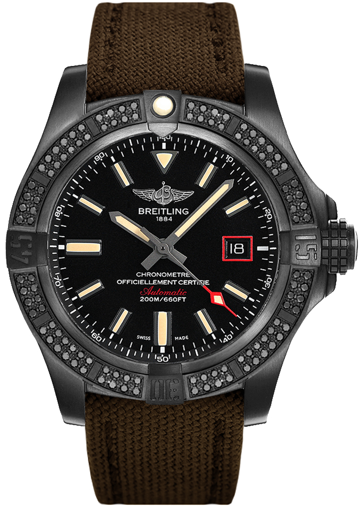 Breitling Avenger Watches Mens Volcano Black Self winding Automatic V17311AT-BD74-108W Watch