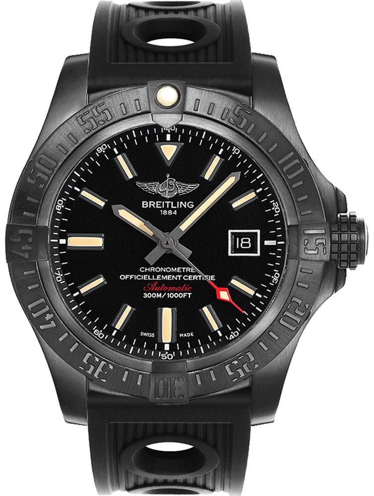 Breitling Avenger Watches Mens Volcano Black Self winding Automatic V1731010-BD12-201S Watch