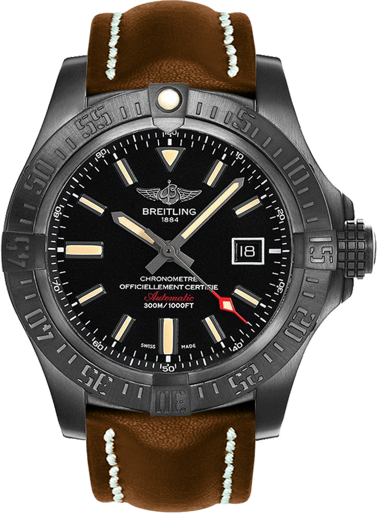 Breitling Avenger Watches Mens Volcano Black Self winding Automatic V1731010-BD12-444X Watch