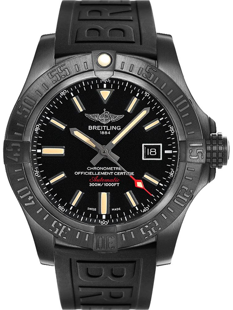Breitling Avenger Watches Mens Volcano Black Self winding Automatic V1731010-BD12-155S Watch