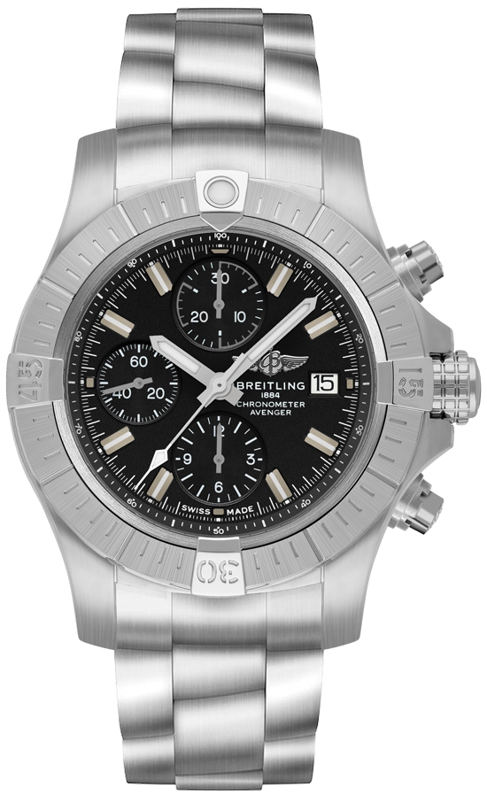 Breitling Avenger Watches Mens Black Self winding Automatic A13385101B1A1 Watch