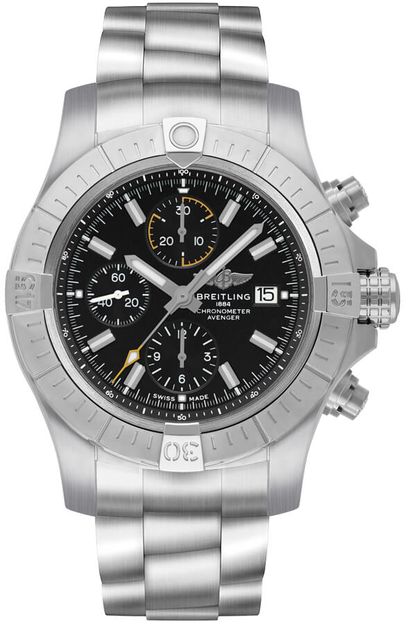 Breitling Avenger Watches Mens Black Self winding Automatic A13317101B1A1 Watch
