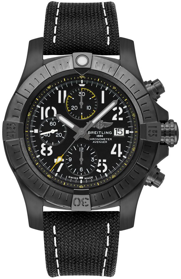 Breitling Avenger Watches Mens Black Self winding Automatic V13317101B1X2 Watch