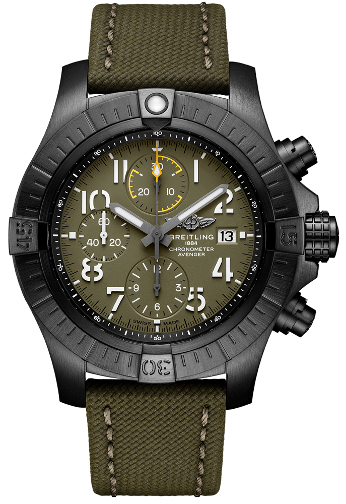Breitling Avenger Watches Mens Green Self winding Automatic V13317101L1X1 Watch