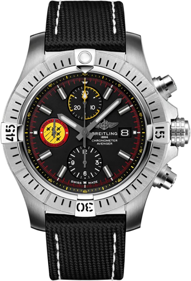 Breitling Avenger Watches Mens Black Self Winding Automatic A133171A1B1X1 Watch