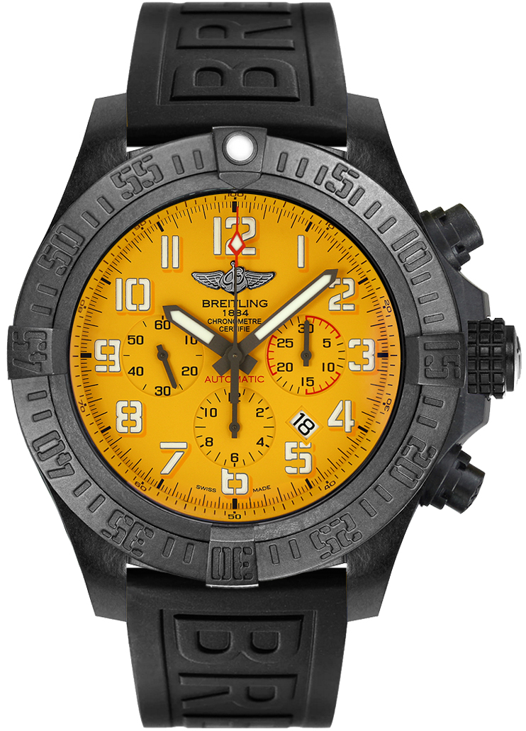 Breitling Avenger Watches Mens Cobra Yellow Self winding Automatic Chronometer XB0170E41I1S1 Watch
