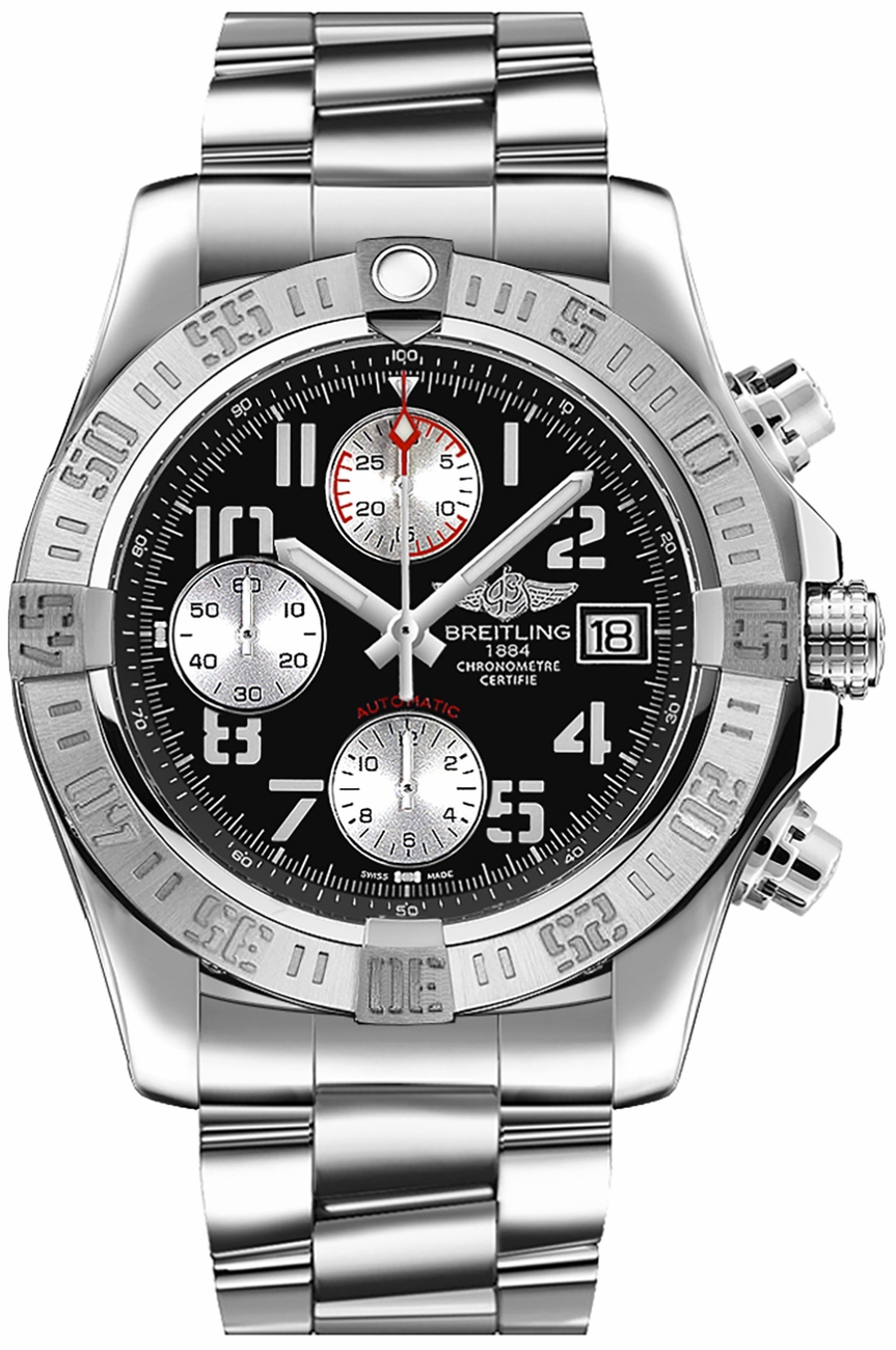 Breitling Avenger Watches Mens Black Self Winding Automatic A13381111B2A1 Watch