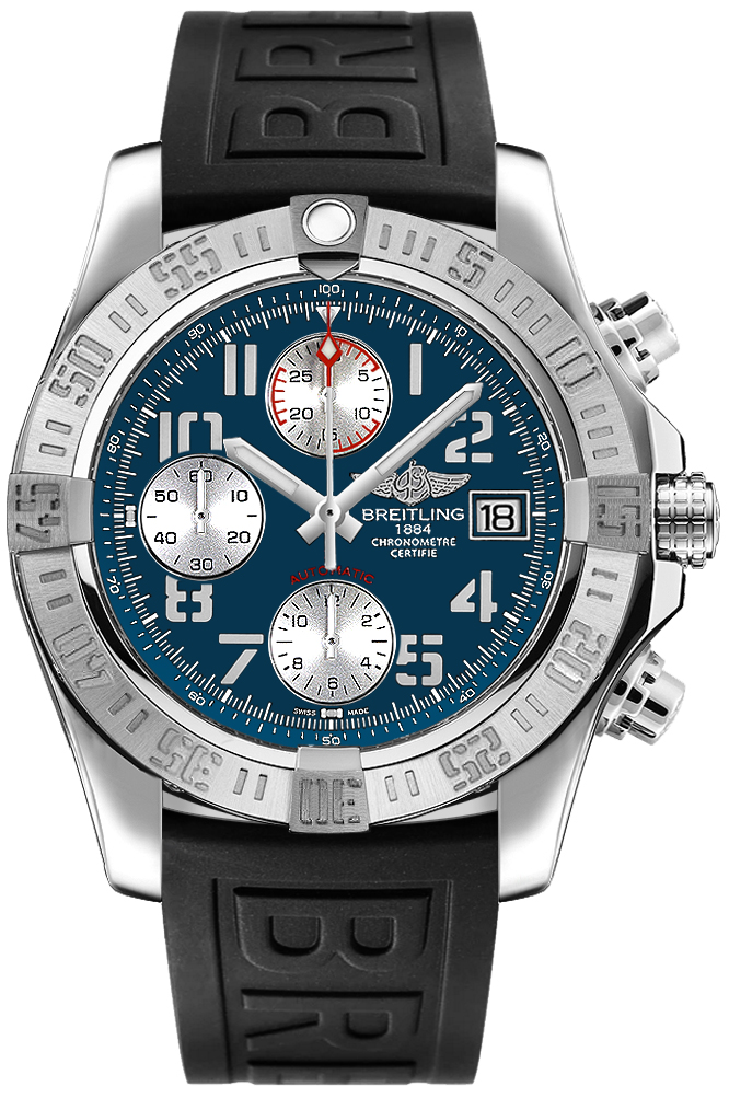 Breitling Avenger Watches Mens Black Self Winding Automatic Chronometer A1338111-C870-152S Watch