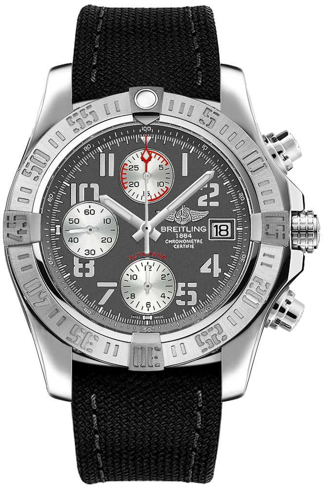 Breitling Avenger Watches Mens Grey Self Winding Automatic Chronometer A1338111-F564-101W Watch