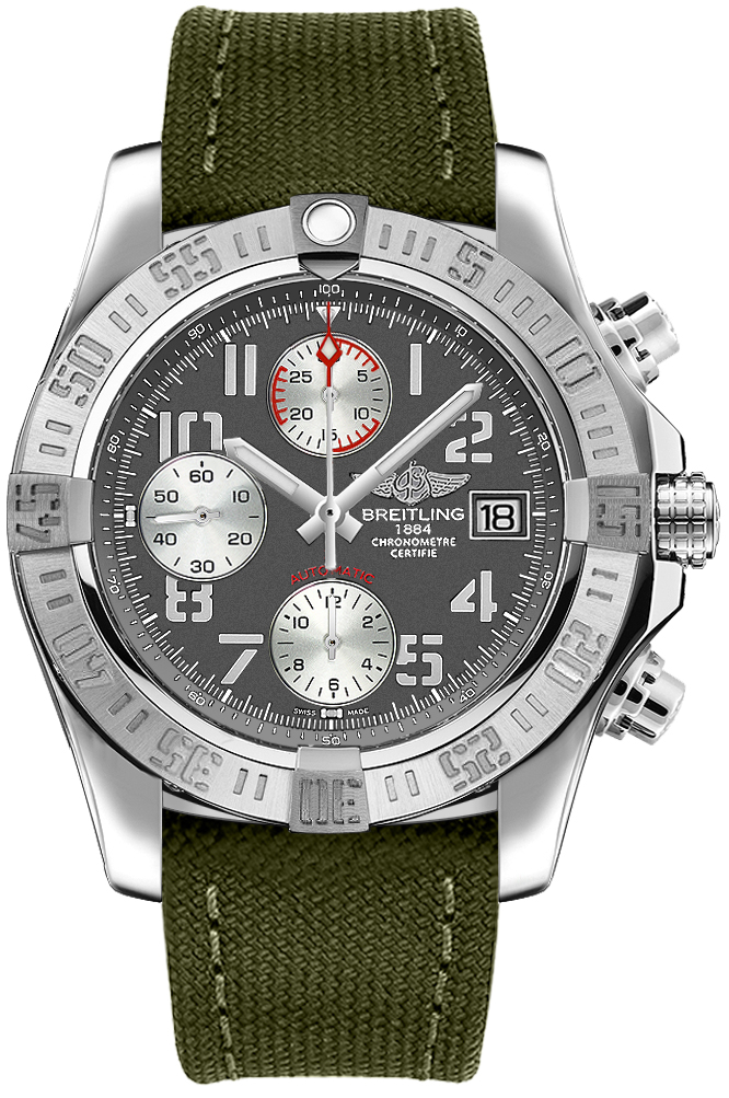 Breitling Avenger Watches Mens Grey Self winding Automatic Chronometer A1338111-F564-106W Watch