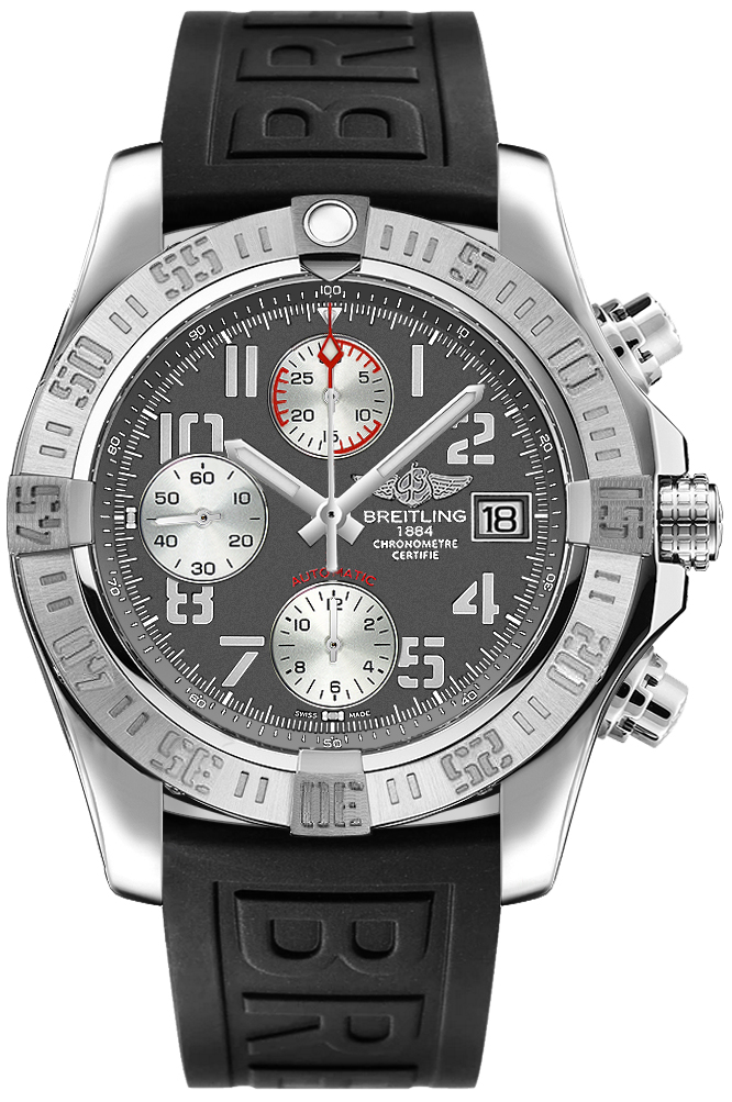 Breitling Avenger Watches Mens Grey Self Winding Automatic Chronometer A1338111-F564-152S Watch