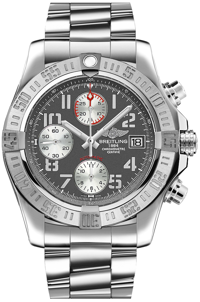 Breitling Avenger Watches Mens Grey Self Winding Automatic A1338111-F564-170A Watch