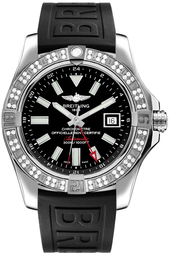 Breitling Avenger Watches Mens Volcano Black Dial Self winding Automatic Chronometer A3239053-BC35-153S Watch