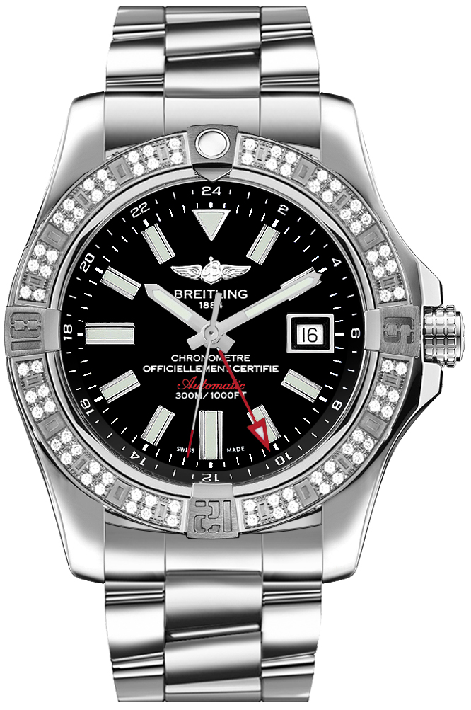 Breitling Avenger Watches Mens Volcano Black Dial Self winding Automatic Chronometer A3239053-BC35-170A Watch