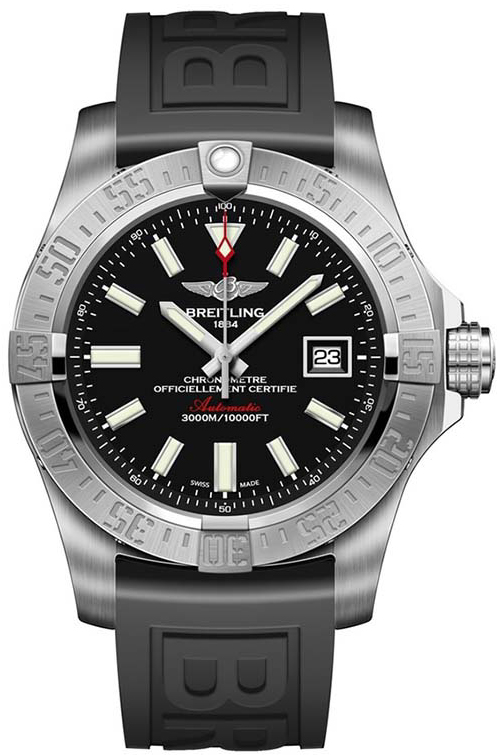 Breitling Avenger Watches Mens Black Self winding Automatic Chronometer A1733110-BC30-152S Watch