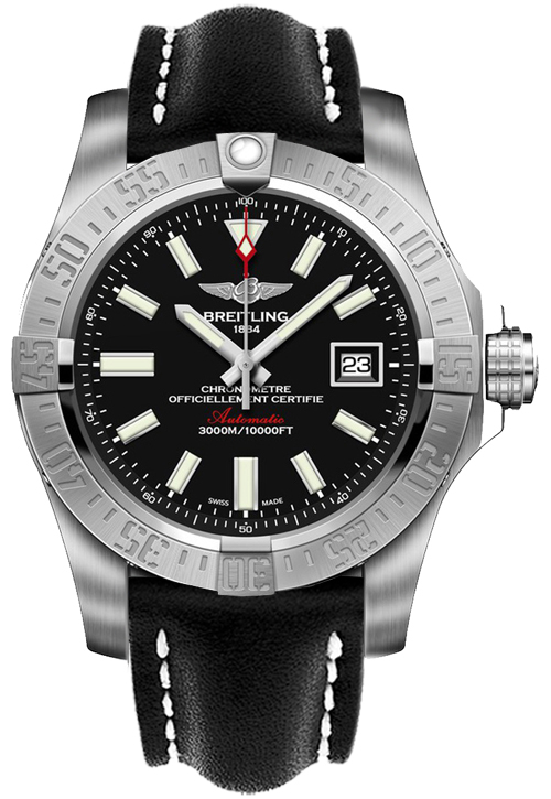 Breitling Avenger Watches Mens Black  A1733110-BC30-435X Watch