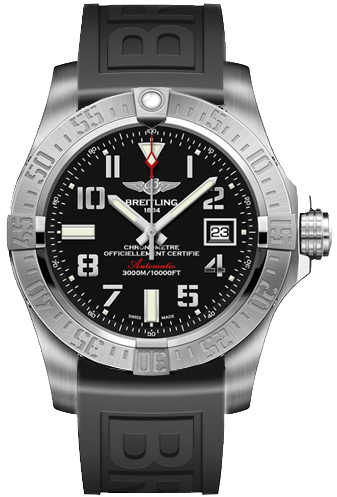 Breitling Avenger Watches Mens Black  A17331101B1S2 Watch