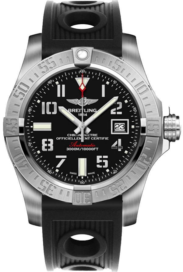 Breitling Avenger Watches Mens Black  A1733110-BC31-200S Watch