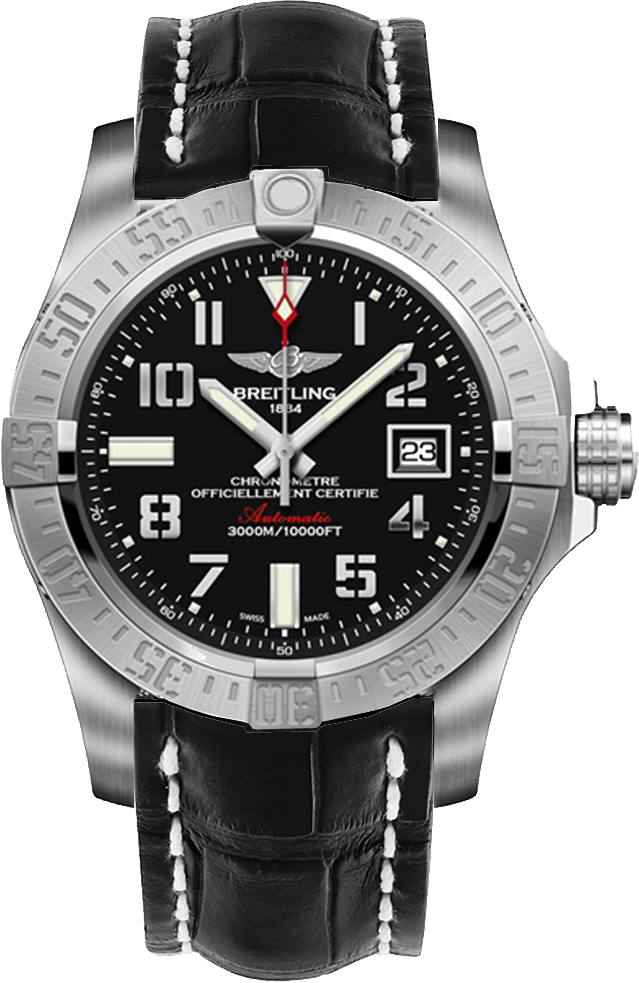 Breitling Avenger Watches Mens Black Self winding Automatic Chronometer A1733110-BC31-743P Watch