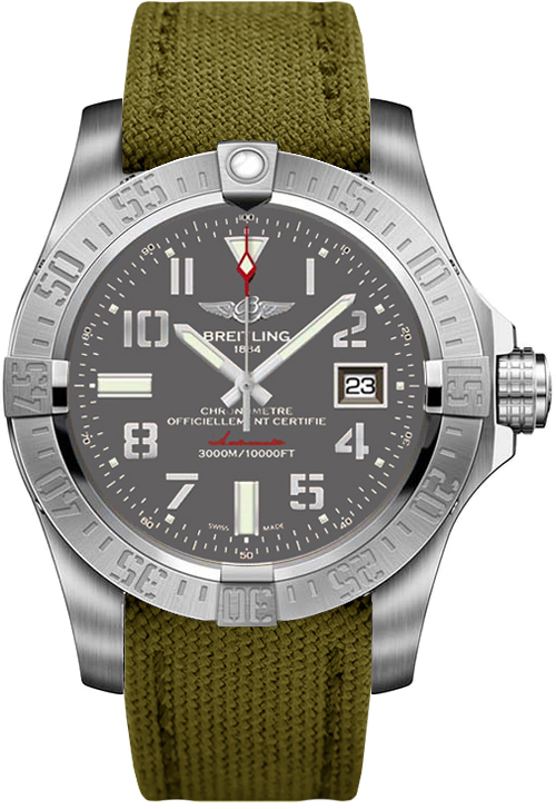 Breitling Avenger Watches Mens Tungsten Grey A1733110-F563-106W Watch