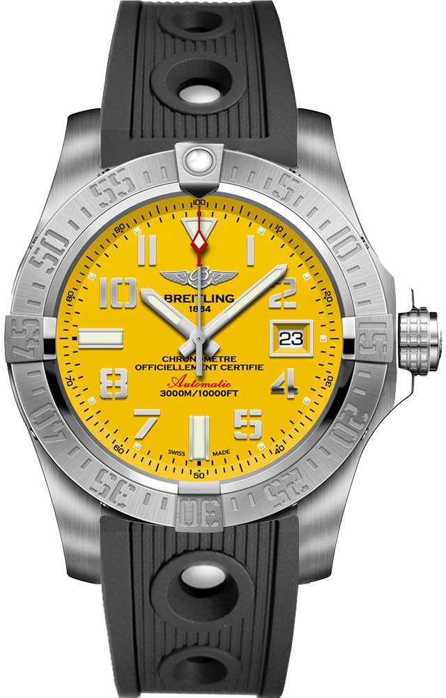 Breitling Avenger Watches Mens Yellow Self winding Automatic A1733110-I519-200S Watch