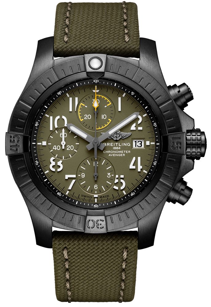 Breitling Avenger Watches Mens Green Self winding Automatic V13317101L1X2 Watch