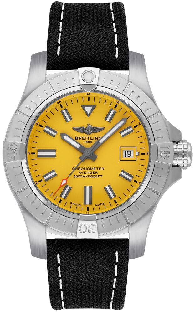 Breitling Avenger Watches Mens Yellow Self winding Automatic A17319101I1X2 Watch