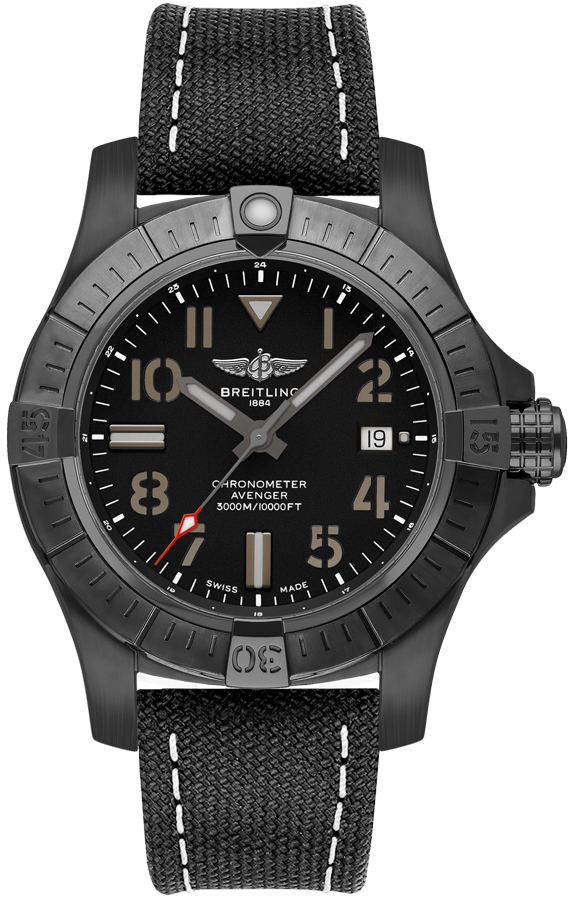 Breitling Avenger Watches Mens Black Self winding Automatic V17319101B1X2 Watch