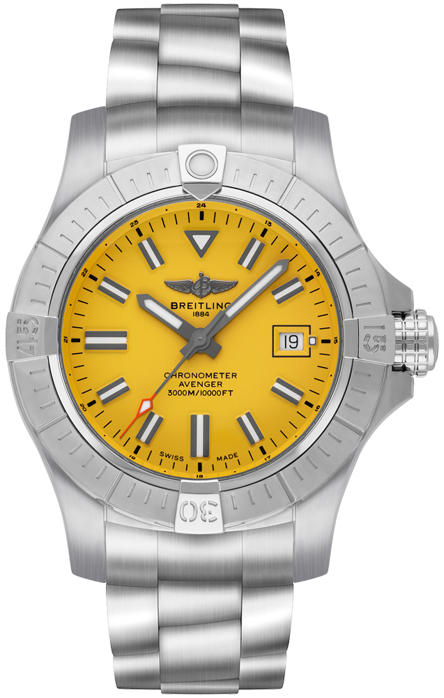 Breitling Avenger Watches Mens Yellow Self winding Automatic A17319101I1A1 Watch